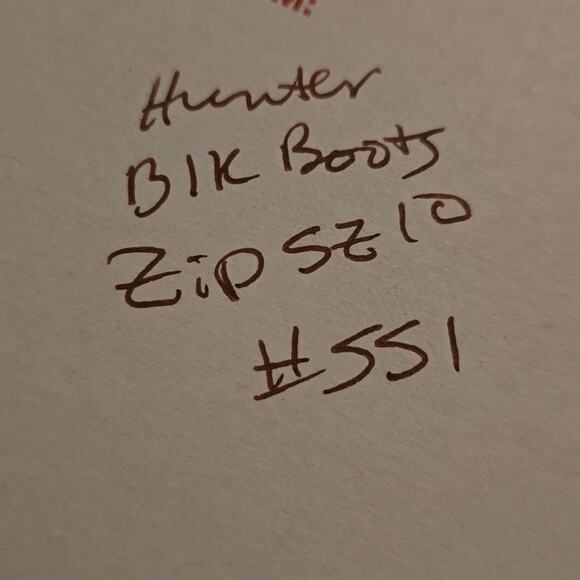 Hunter Explorer Ankle Zip Flatform Boots Womens Rubber Upper Polyester Lining 10 - Picture 7 of 7